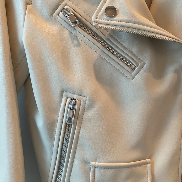 Zara faux leather moto jacket - Picture 5 of 6